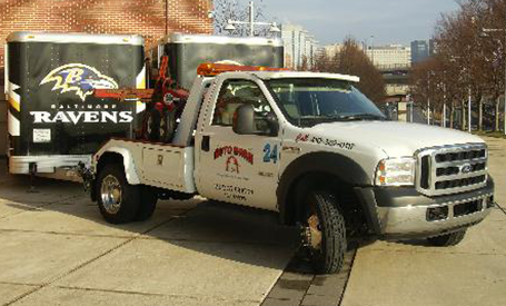 Tow Truck With Trailers